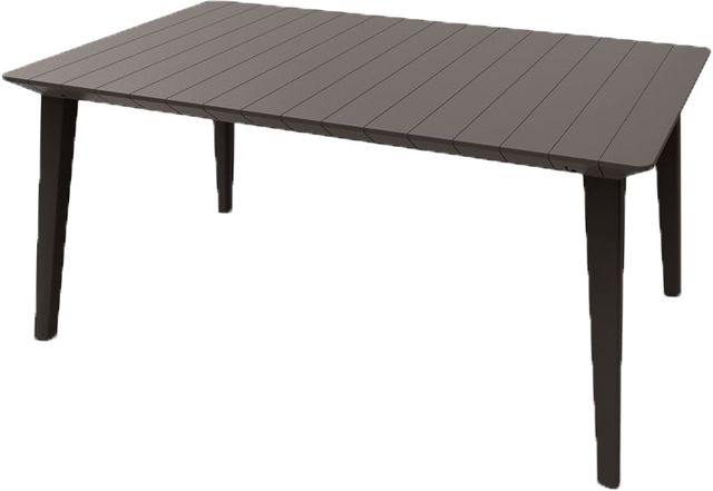 ALLIBERT LIMA 160 hnedý (236245) - záhradný stôl