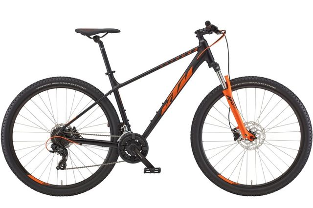 Bicykel KTM Chicago 292 black matt orange , model 2022, L/48