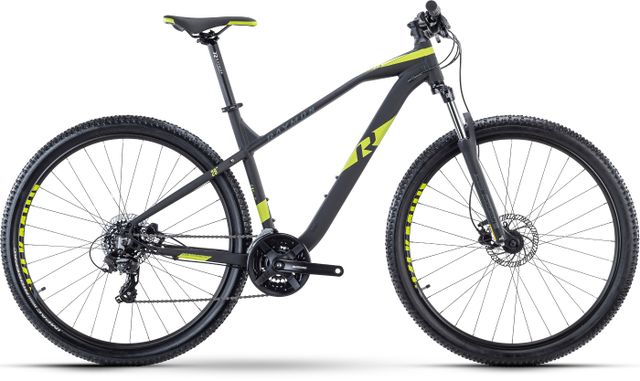Bicykel RAYMON HardRay Nine 2.0 Black/Lime Matt, model 2022, M/19"
