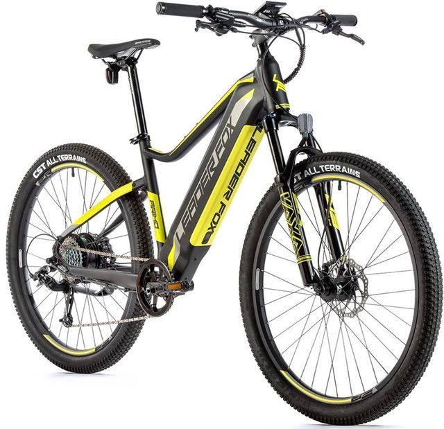 Elektrobicykel LEADER FOX ARIMO 27,5", 19.5 " čierna matná/žltá