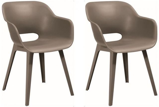 KETER Akola chair 2 pack cappuccino (238359) - stolička 2 ks