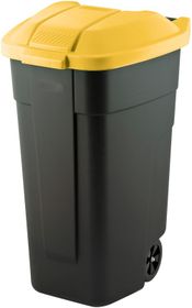 KETER REFUSE BIN O/W 110L čierna/žltá (214128) - plastová nádoba na odpad