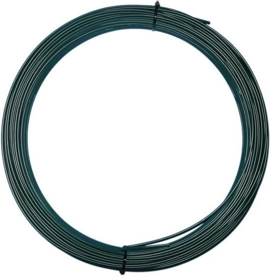 Napínací drôt PVC 3,4/100m, zelený