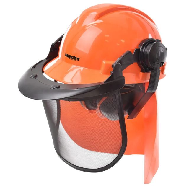Ochranná helma so slúchadlami a štítom CE - HECHT 900100
