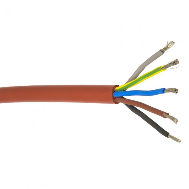 silikónový kábel SIHF 5 x 2,5 mm / 3 m LG2435