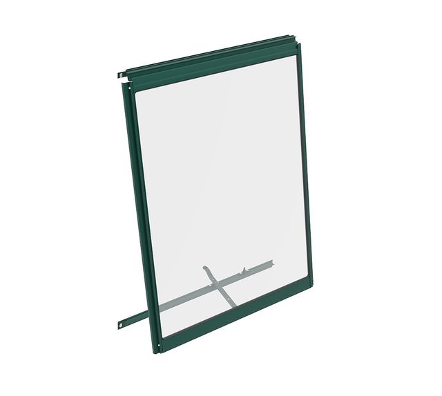 stenové ventilačné okno zelené VITAVIA typ V (40000603) sklo 3 mm LG4110
