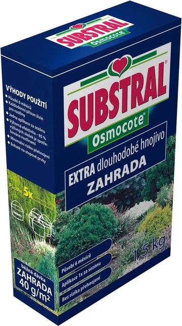 SUBSTRAL hnojivo Osmocote pre záhradu 1,5 kg