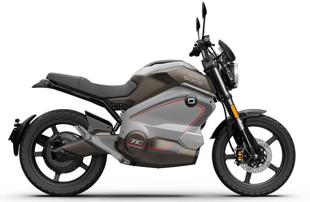 Elektrický motocykel Super SOCO TC Wanderer, model 2022