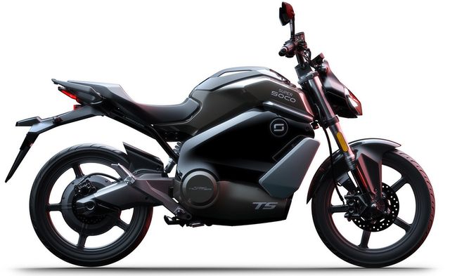 Elektrický motocykel Super SOCO TS Street Hunter, model 2022