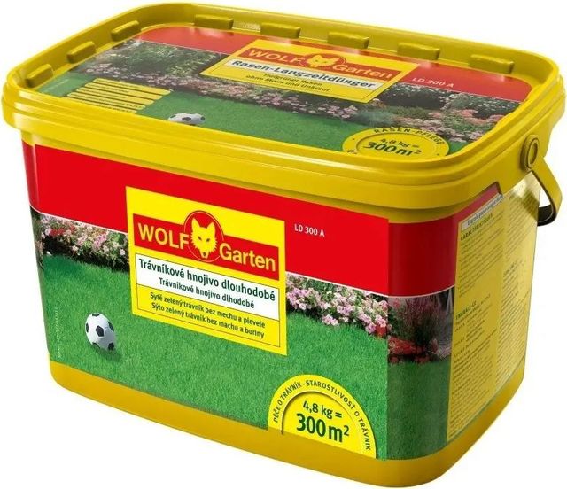 WOLF-Garten dlhodobé trávne hnojivo na 70 dní LD-A 300 (3836835)