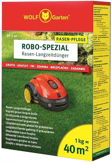 WOLF-Garten špeciálne dlhodobé trávne hnojivo ROBO RO-S 40 (3836840)